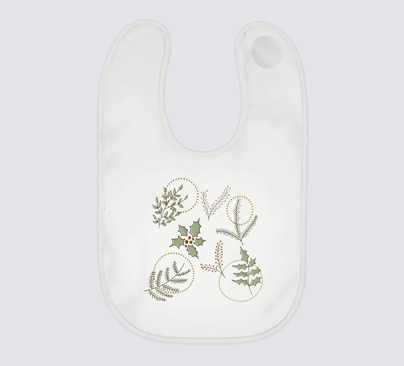 Classic Winter Babylätzchen von DesigndN Christmassy