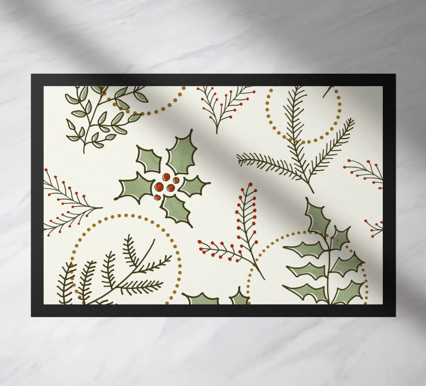 Classic Winter Fußmatte von DesigndN Christmassy