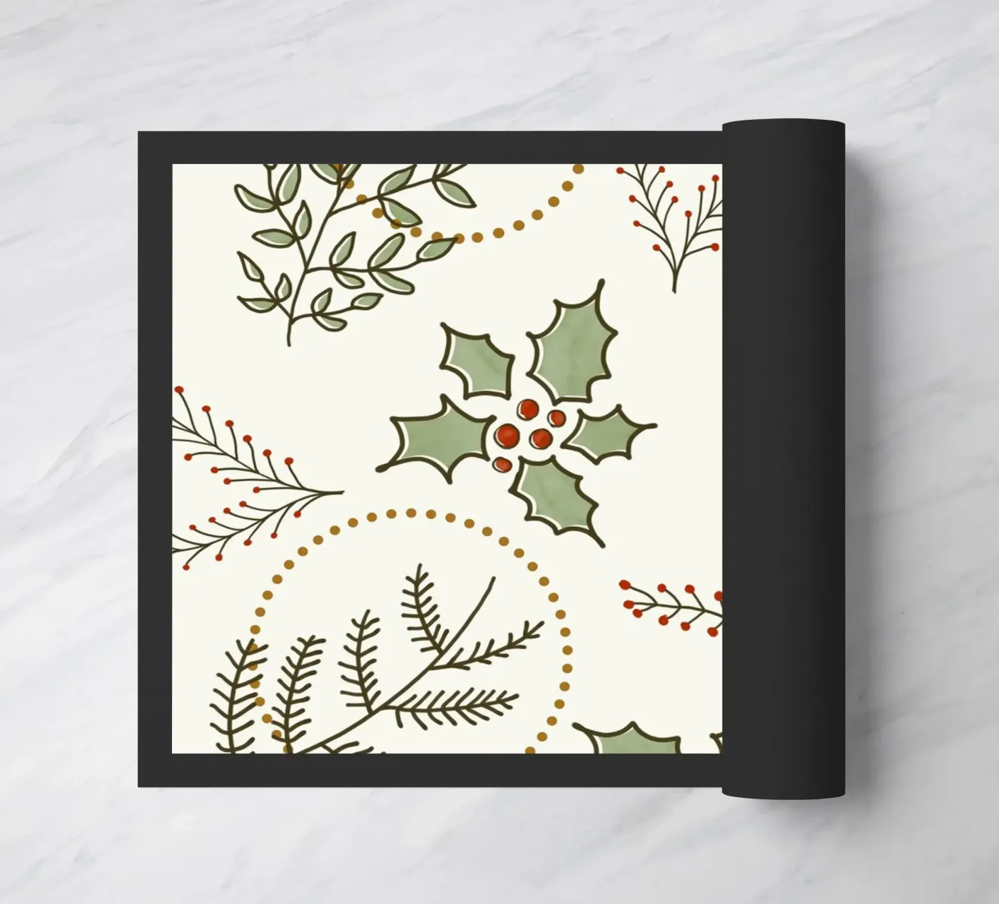 Classic Winter Fußmatte von DesigndN Christmassy