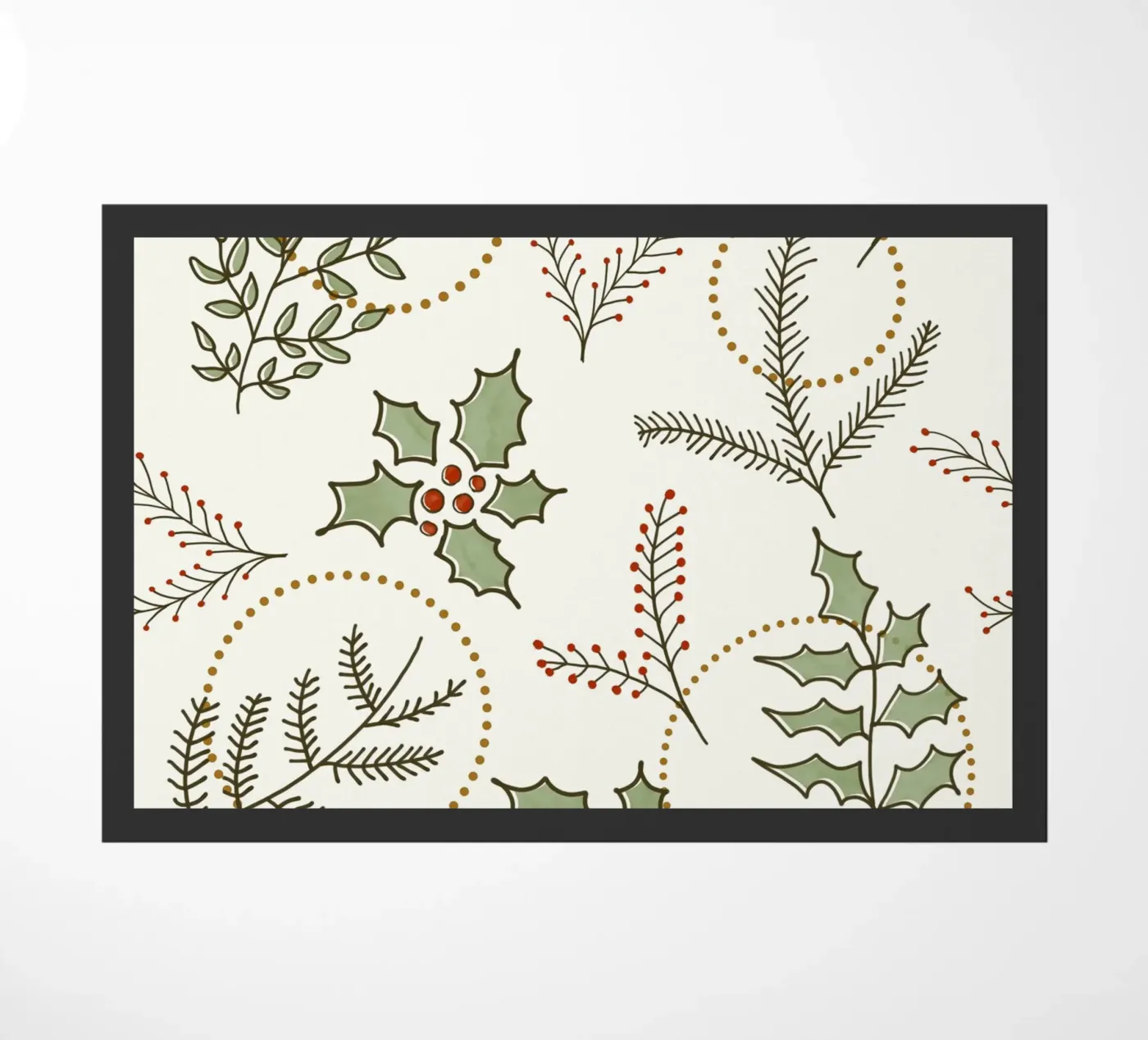 Classic Winter Fußmatte von DesigndN Christmassy