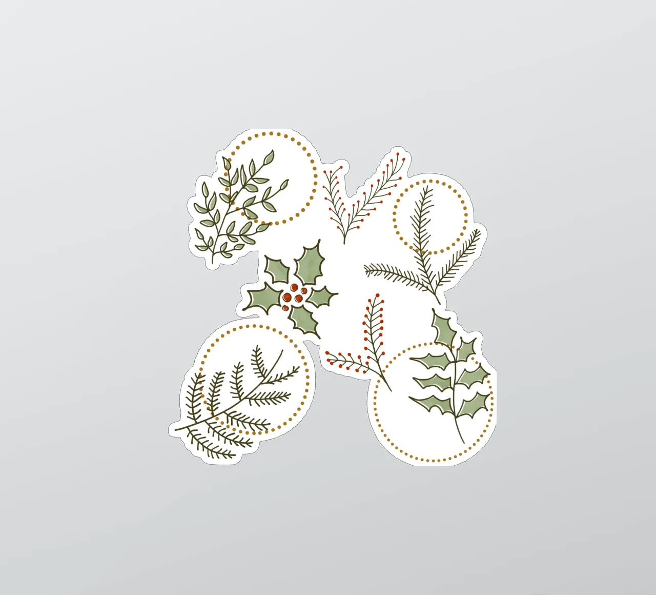 Classic Winter sticker by DesigndN Christmassy