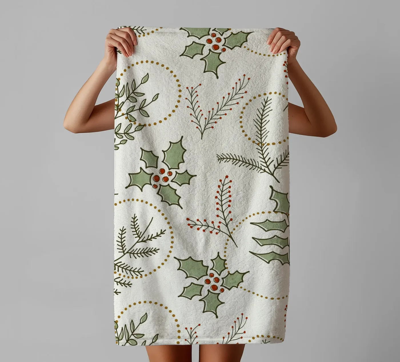 Classic Winter badhanddoek van DesigndN Christmassy