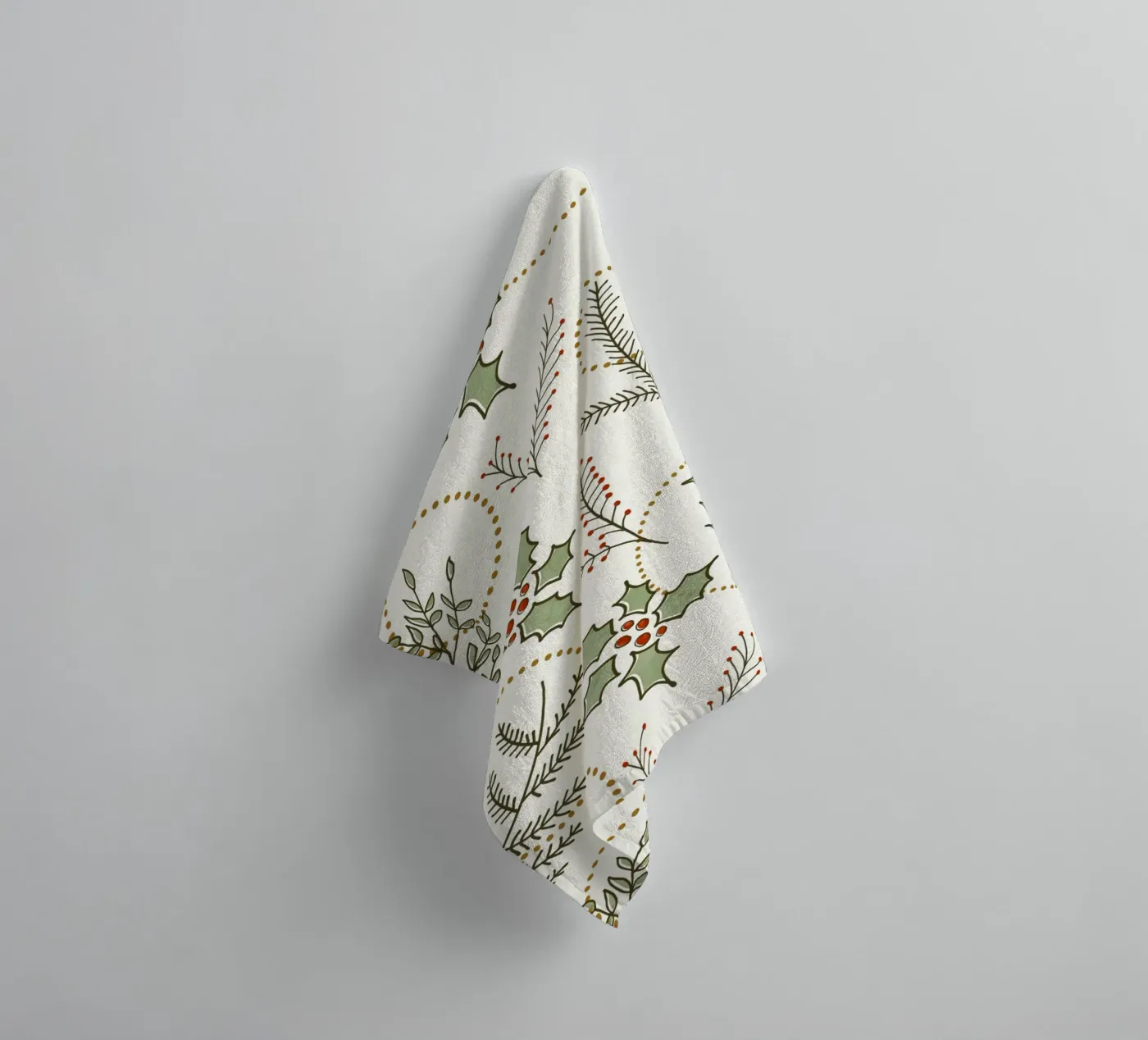 Classic Winter badhanddoek van DesigndN Christmassy