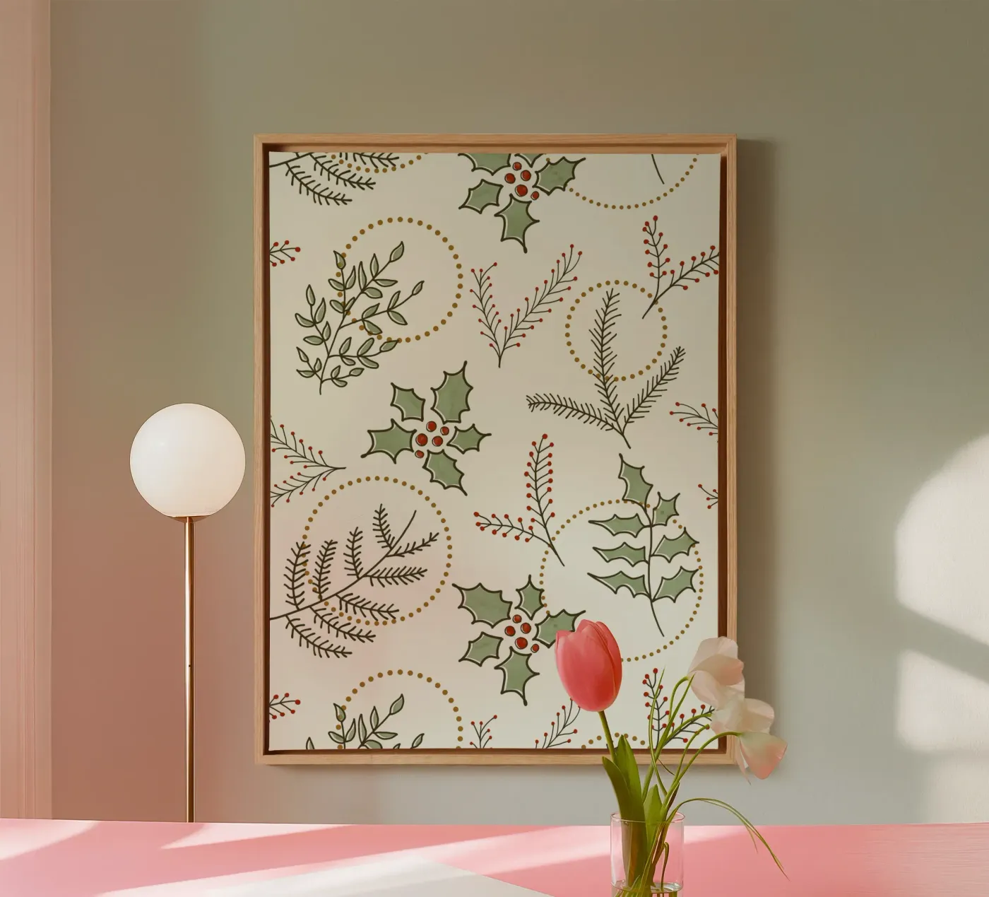 Classic Winter canvas by DesigndN Christmassy