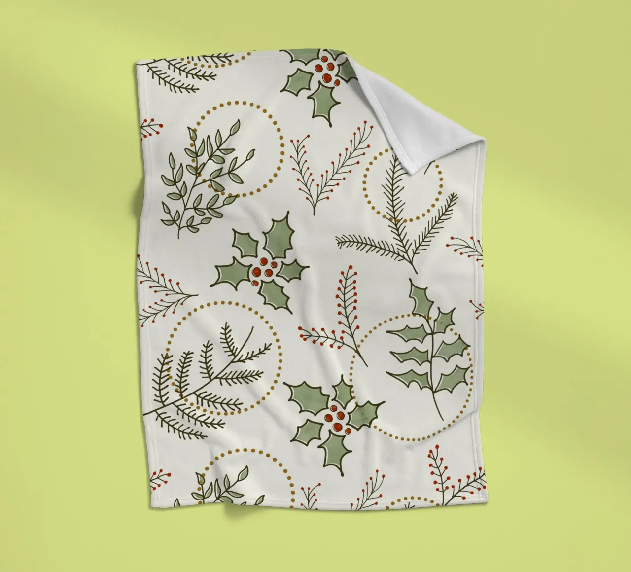 Classic Winter fleecedeken van DesigndN Christmassy