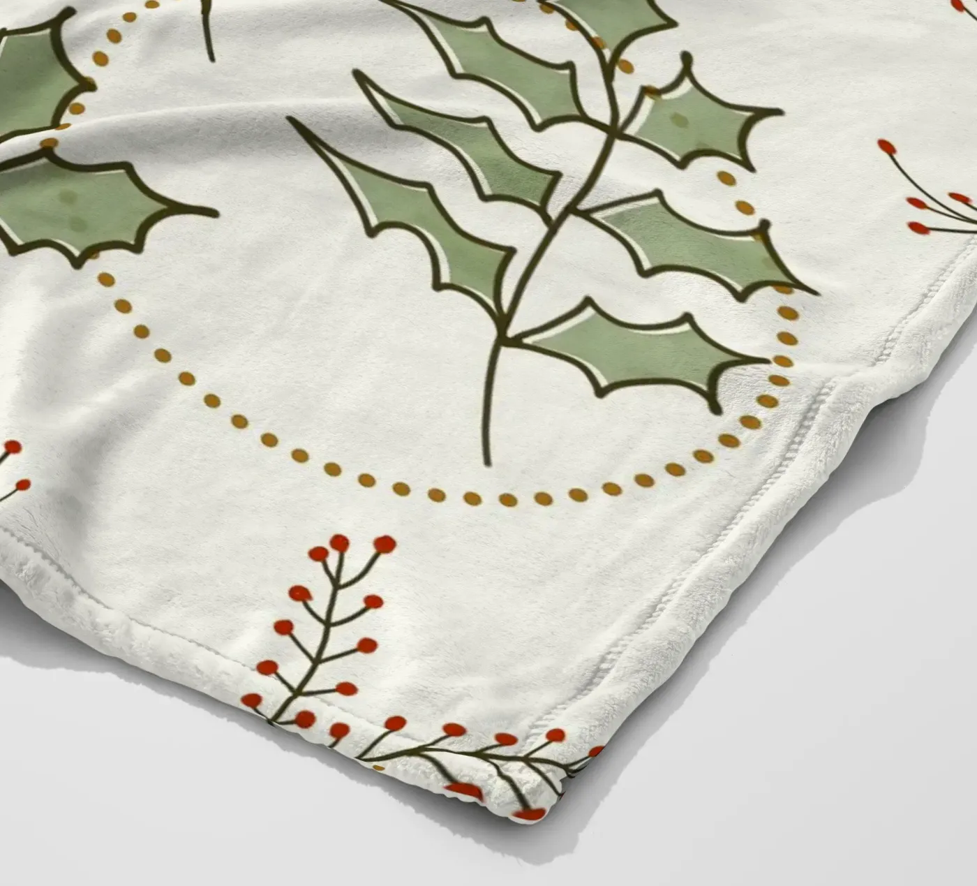 Classic Winter fleece blanket by DesigndN Christmassy