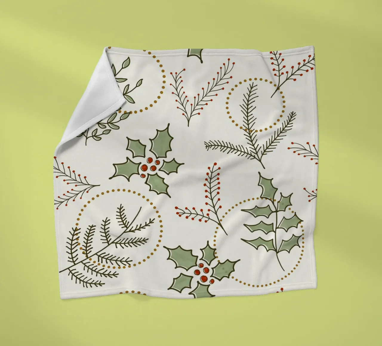 Classic Winter fleecedeken van DesigndN Christmassy