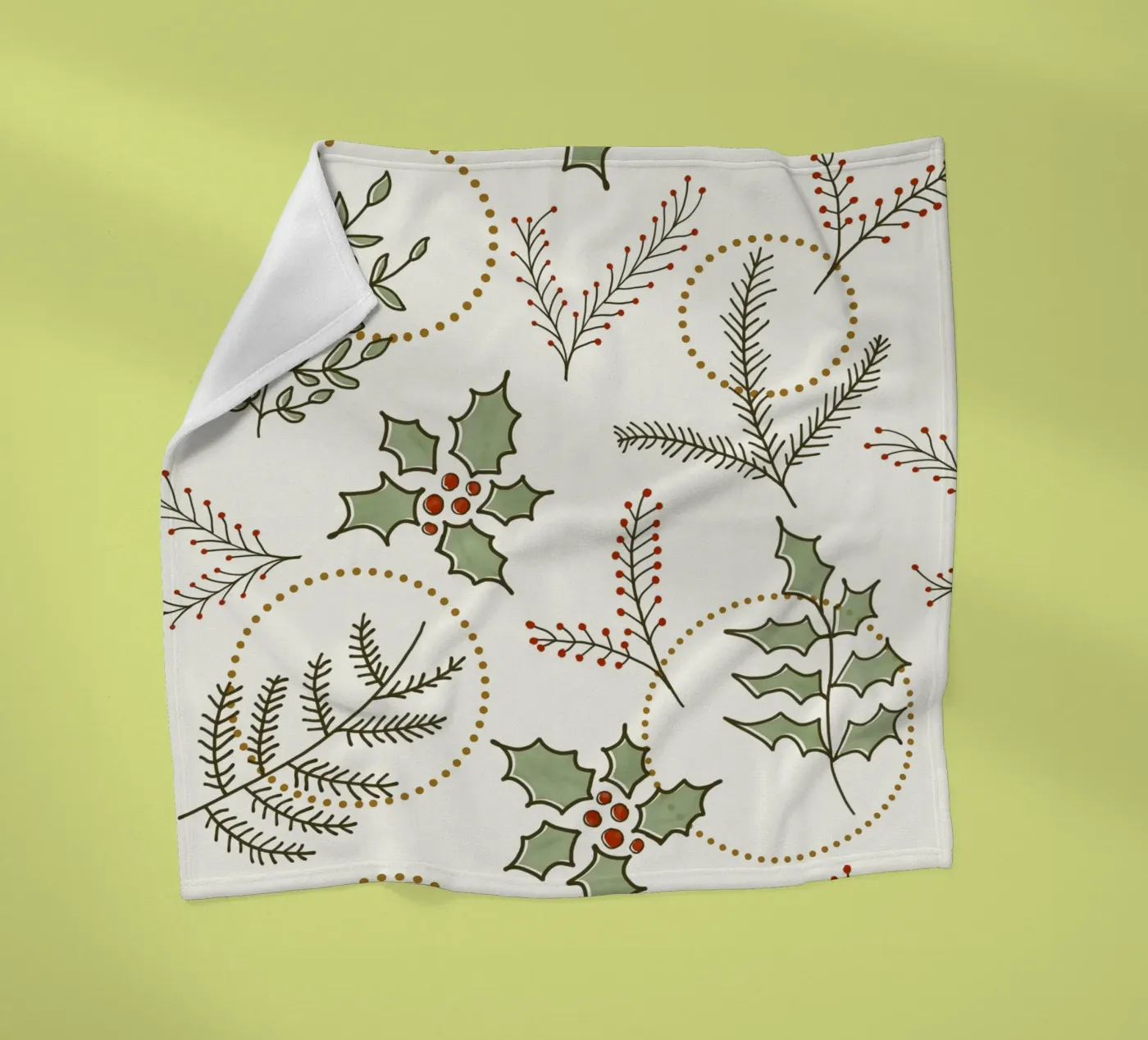 Classic Winter fleecedeken van DesigndN Christmassy
