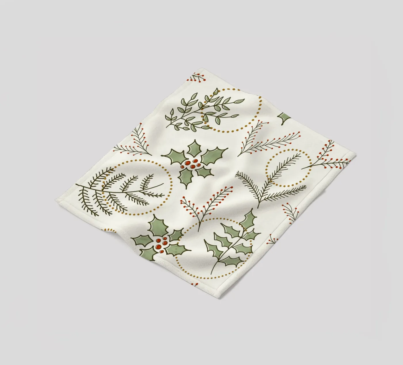 Classic Winter fleecedeken van DesigndN Christmassy