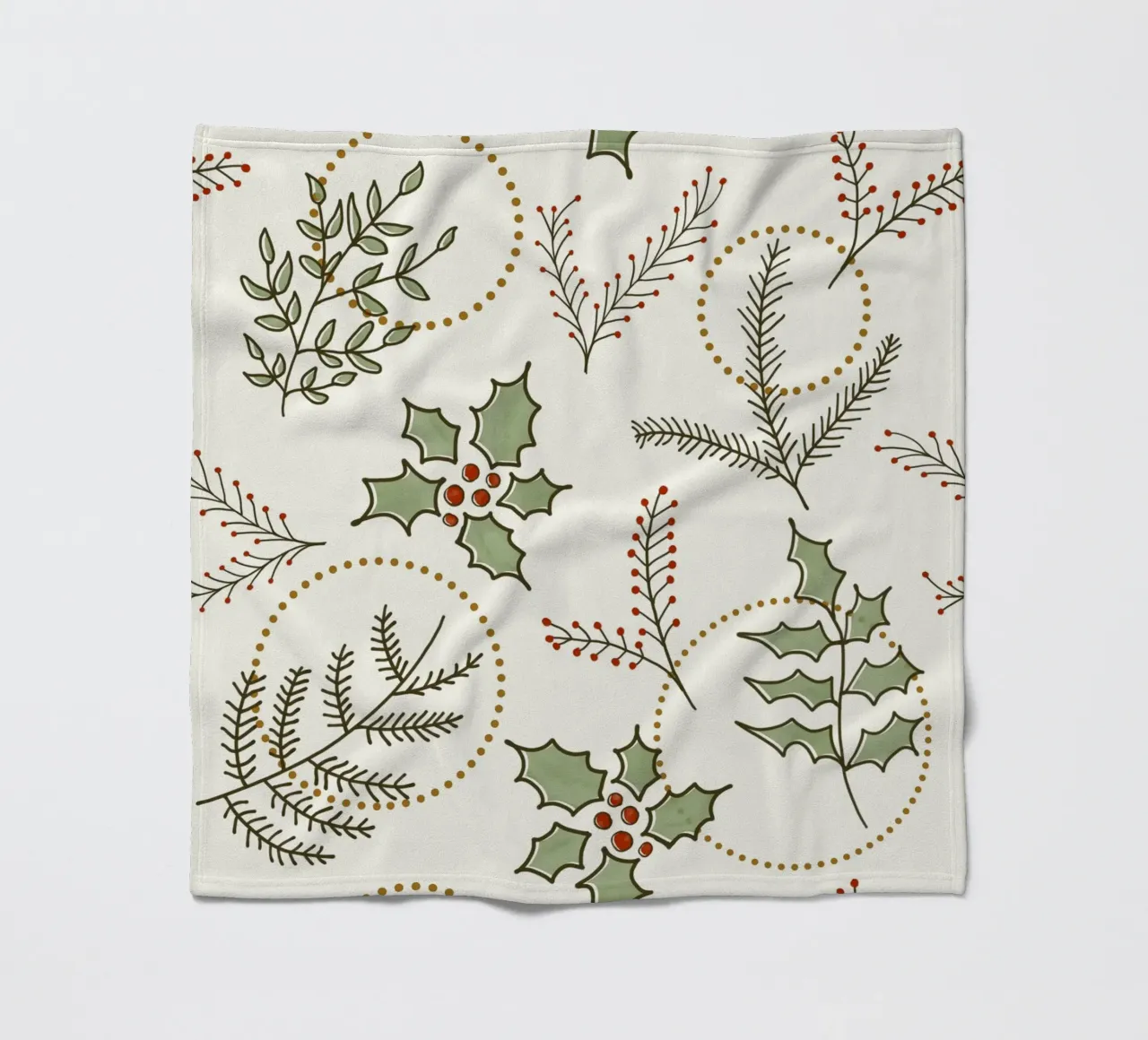 Classic Winter fleecedeken van DesigndN Christmassy