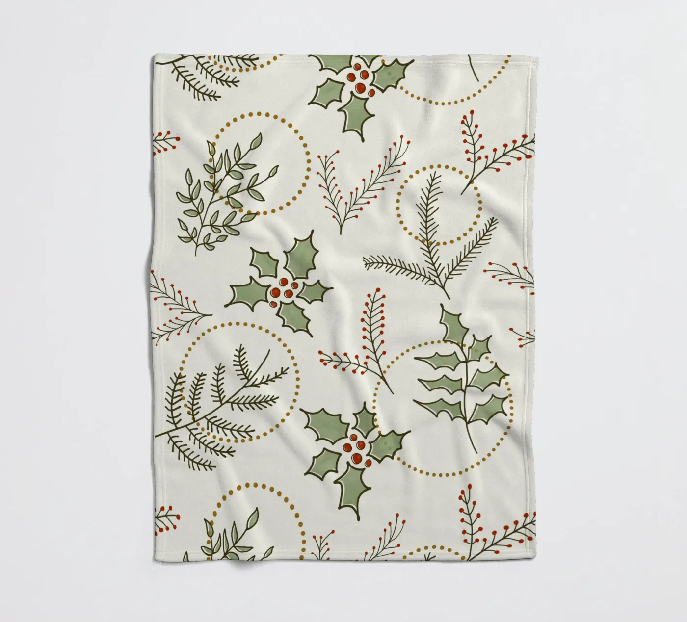 Classic Winter fleecedeken van DesigndN Christmassy