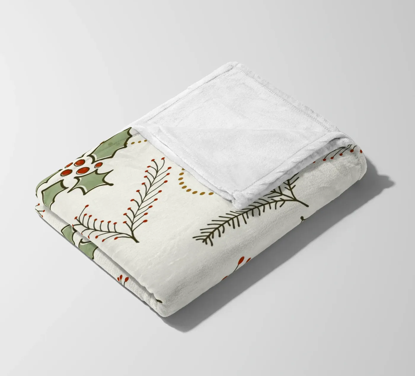 Classic Winter fleece blanket by DesigndN Christmassy