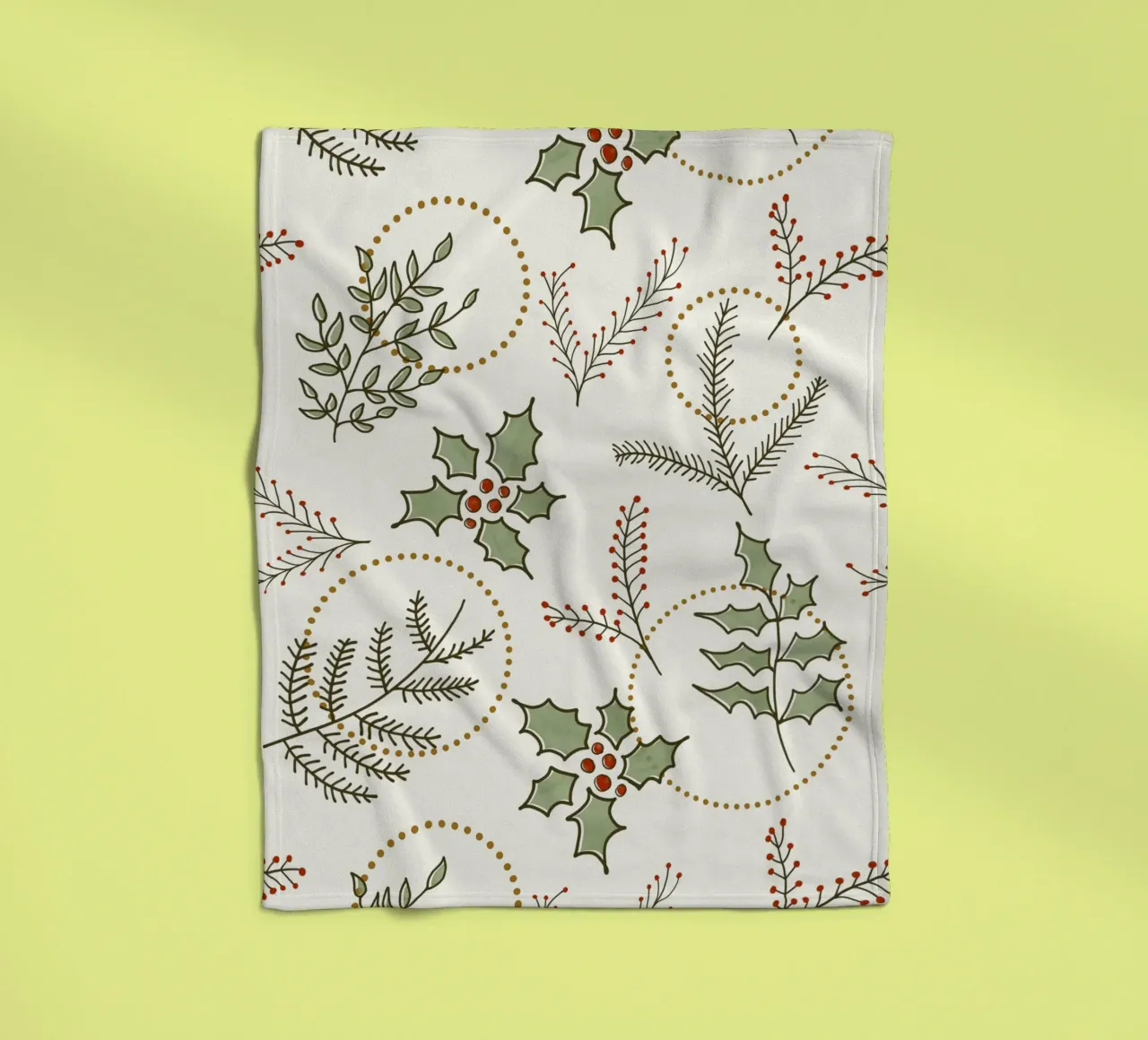 Classic Winter fleecedeken van DesigndN Christmassy