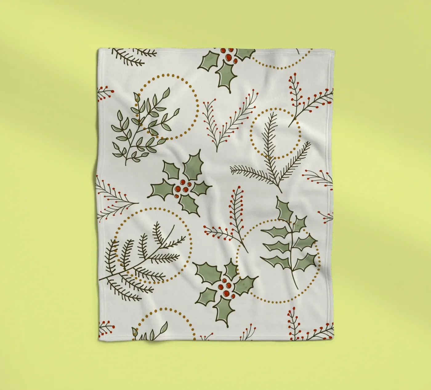 Classic Winter fleecedeken van DesigndN Christmassy