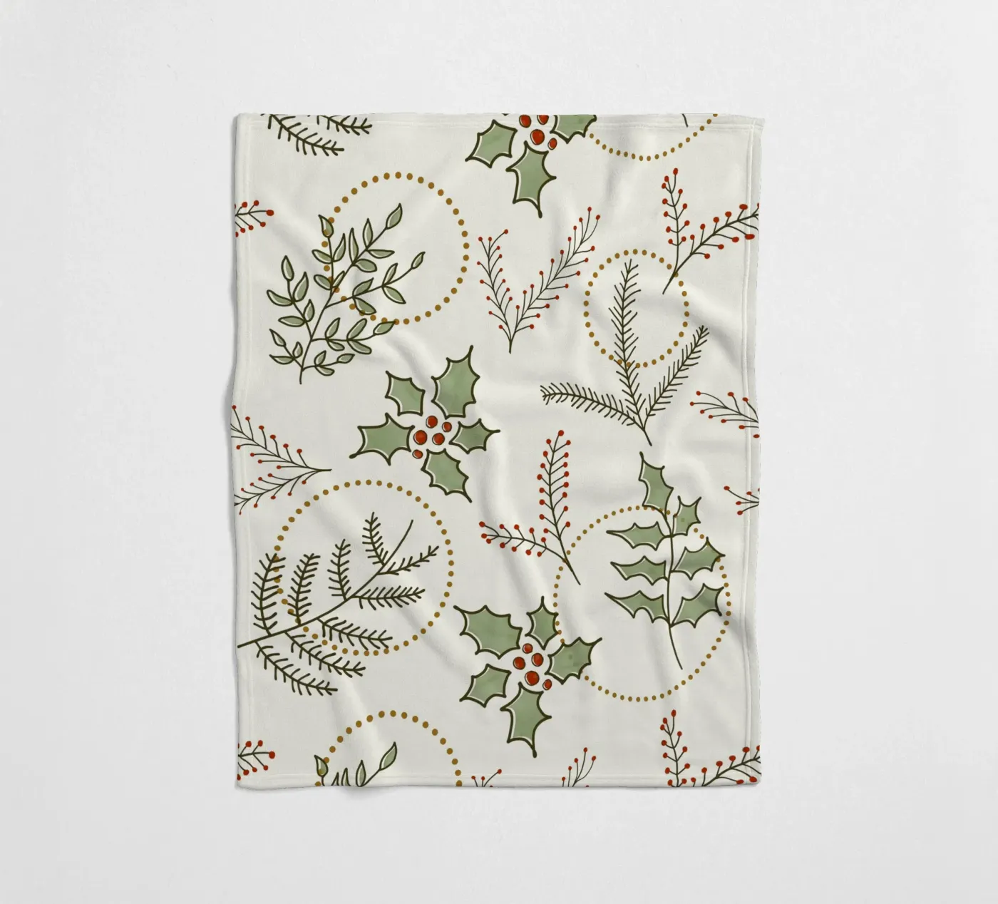 Classic Winter fleecedeken van DesigndN Christmassy