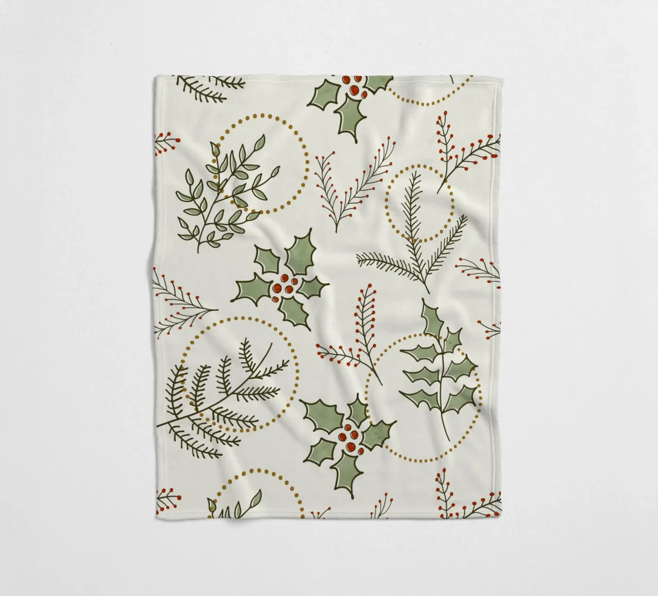 Classic Winter fleecedeken van DesigndN Christmassy