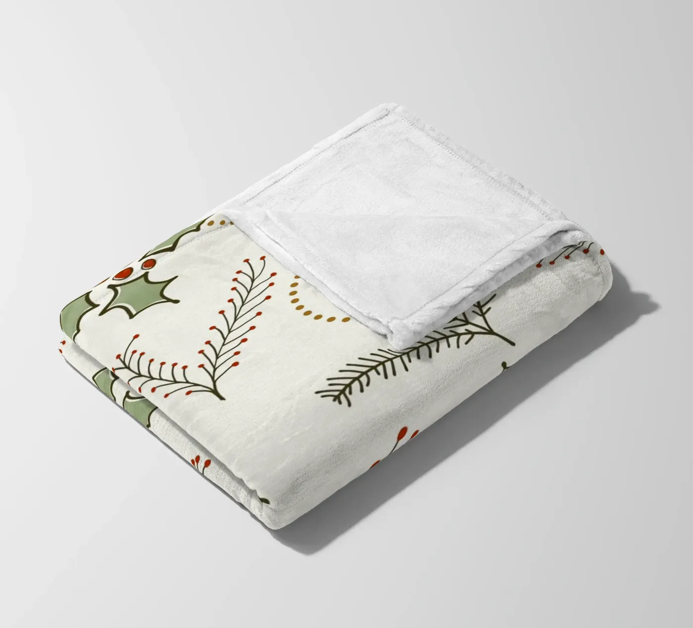 Classic Winter fleece blanket by DesigndN Christmassy