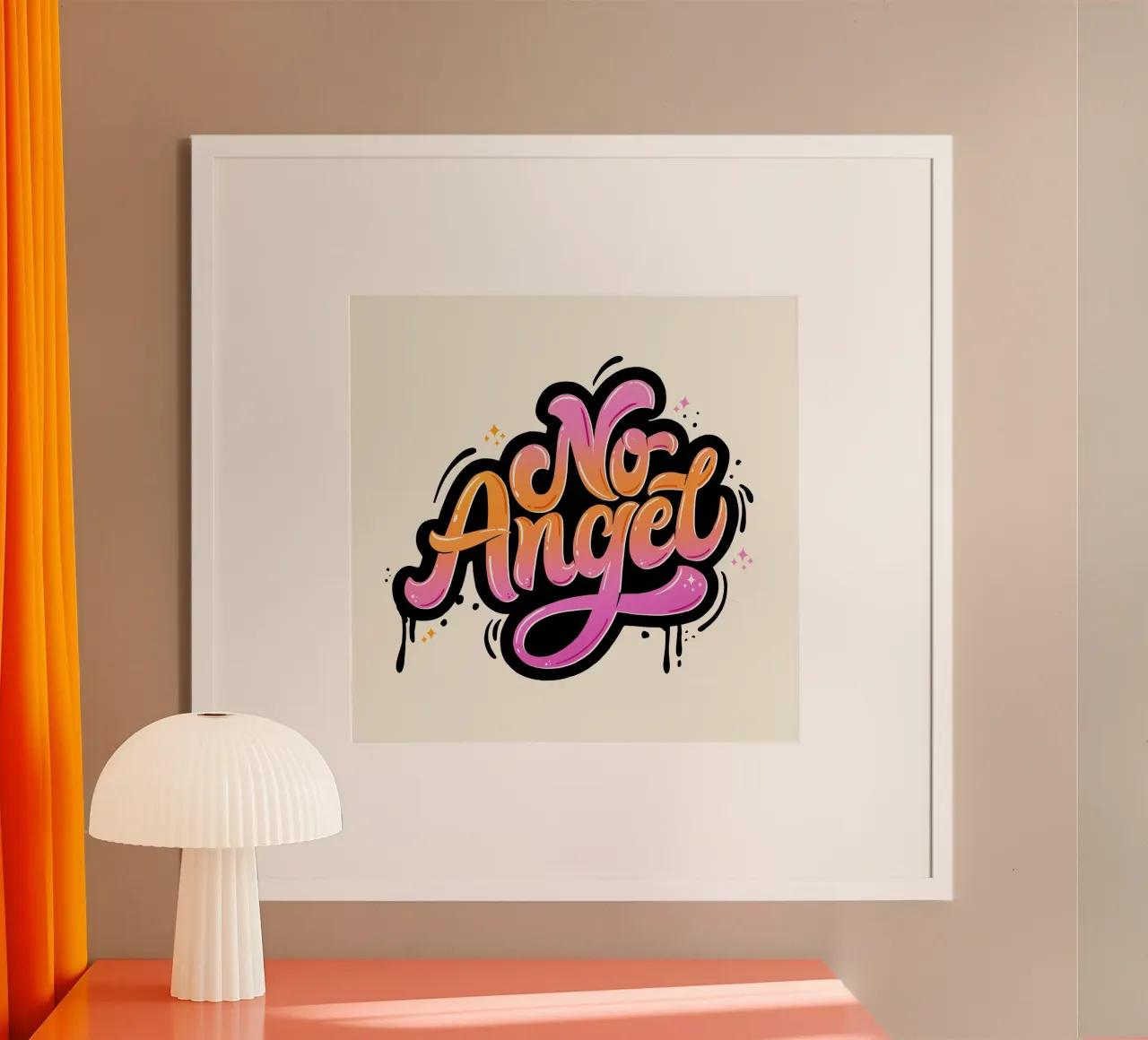 Nessun angelo. Scritte a graffito. carta hahnemühle da CalliLetters