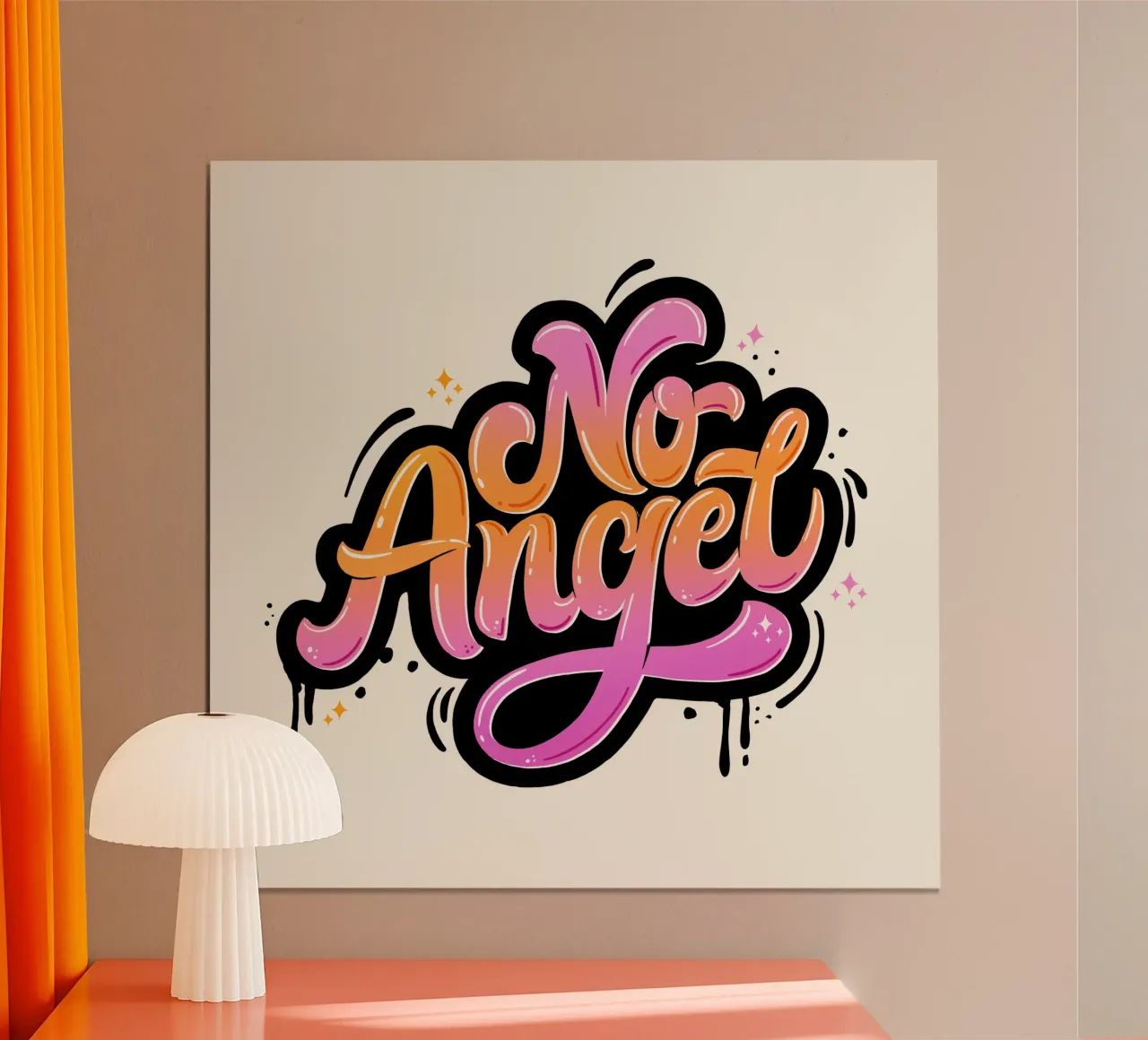 Nessun angelo. Scritte a graffito. carta hahnemühle da CalliLetters