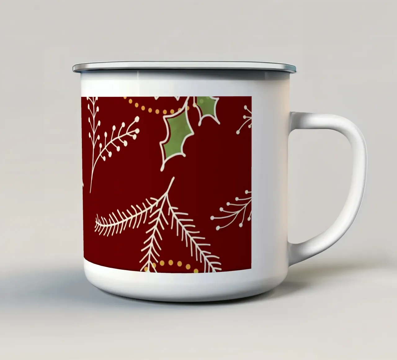 Classic Xmas tazza in smalto da DesigndN Christmassy