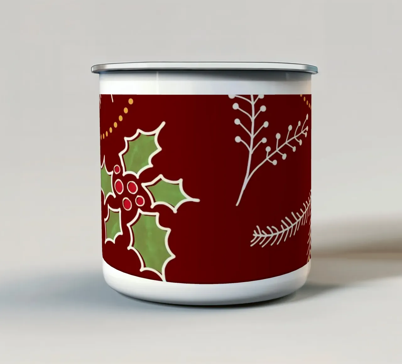 Classic Xmas tazza in smalto da DesigndN Christmassy
