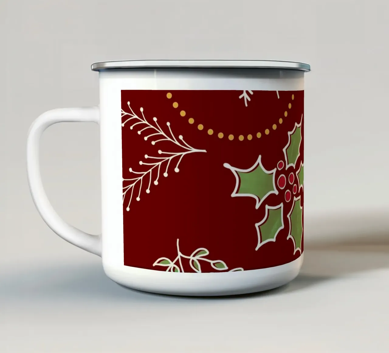 Classic Xmas tazza in smalto da DesigndN Christmassy