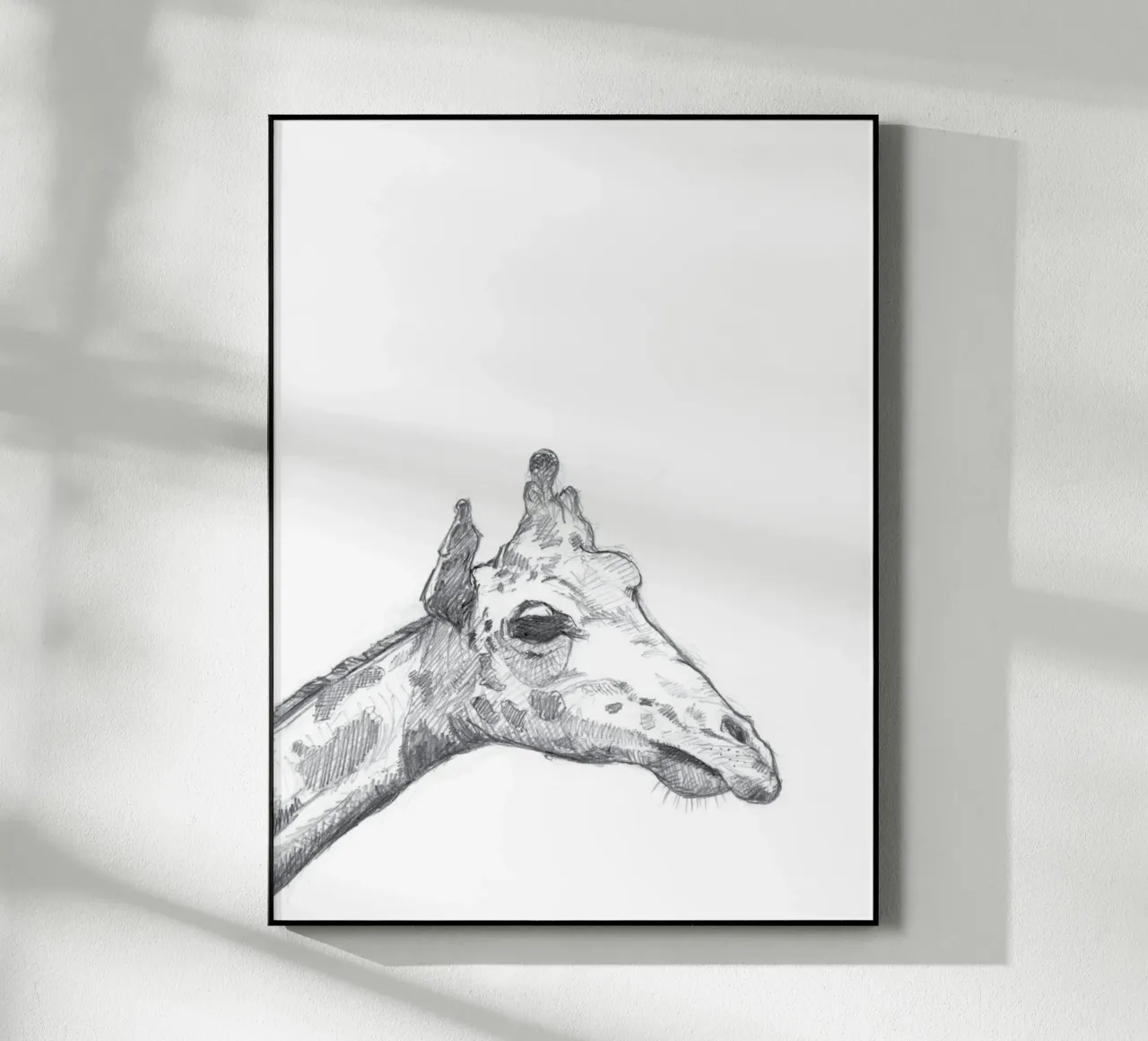 Giraffa plexiglass da studio stine