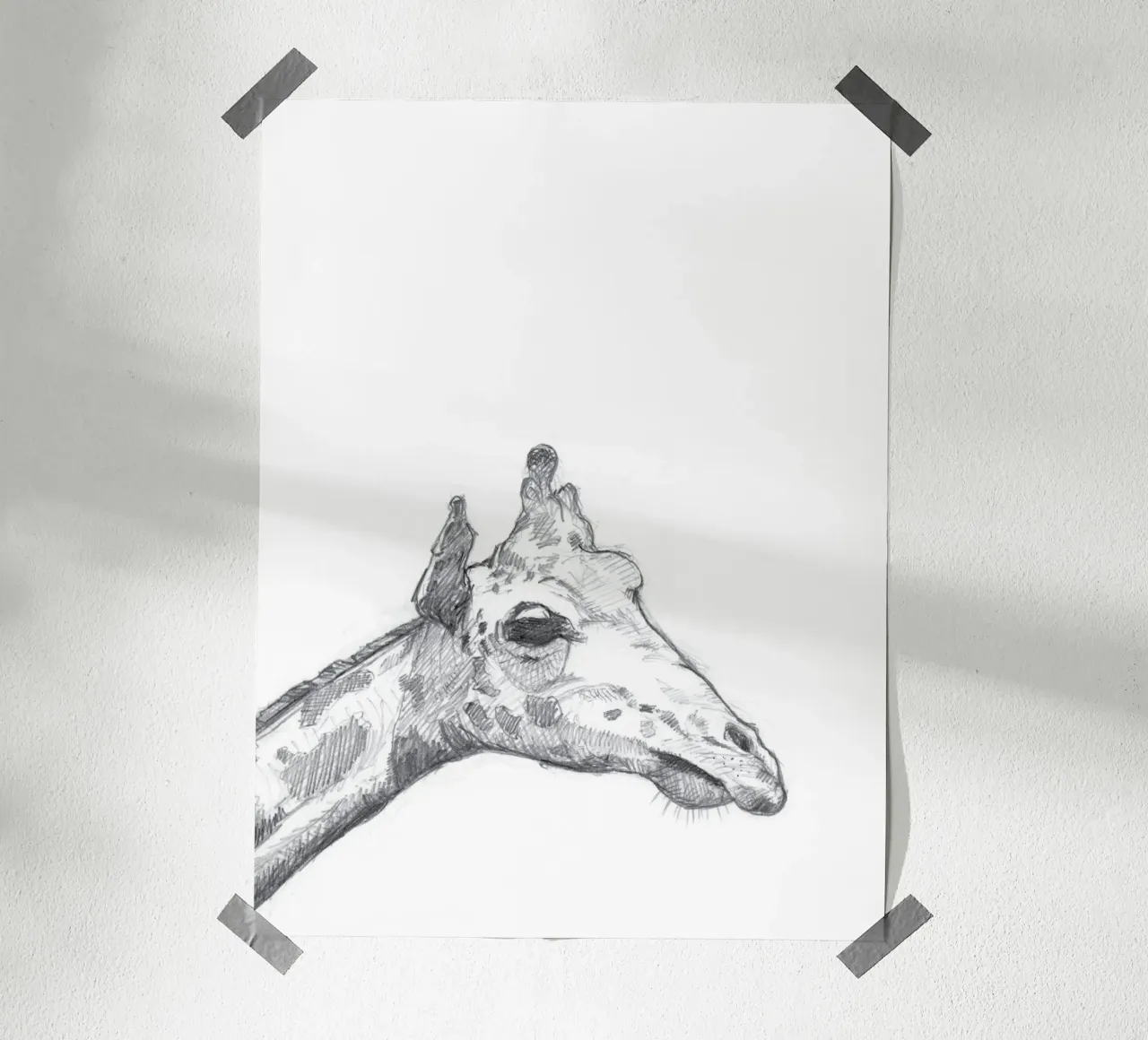 Giraffa poster da studio stine