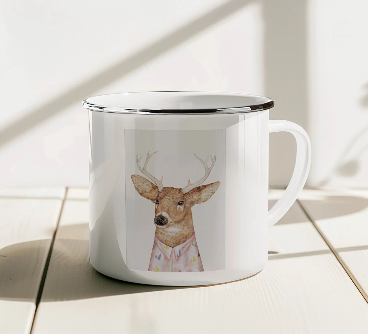 Cervo tazza in smalto da Animal Crew