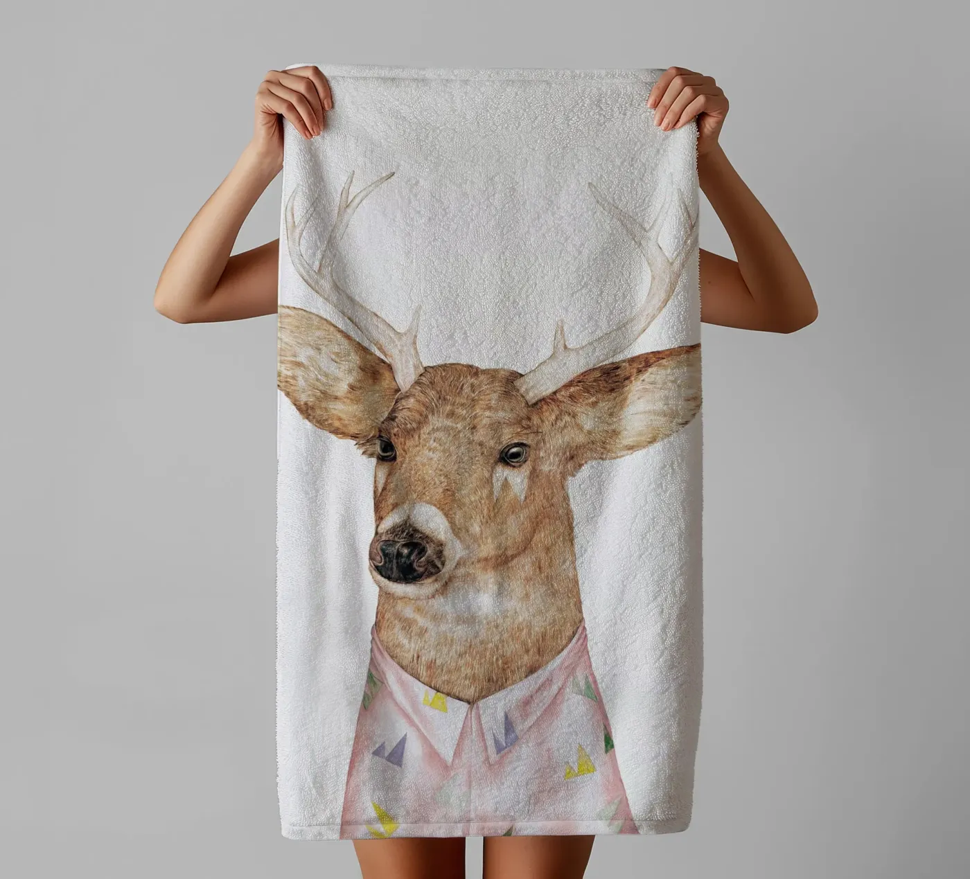 Herten badhanddoek van Animal Crew