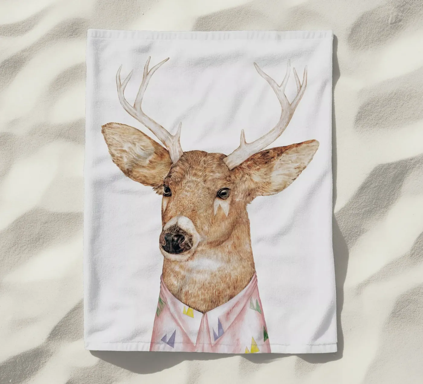 Deer beach towel by Animal Crew