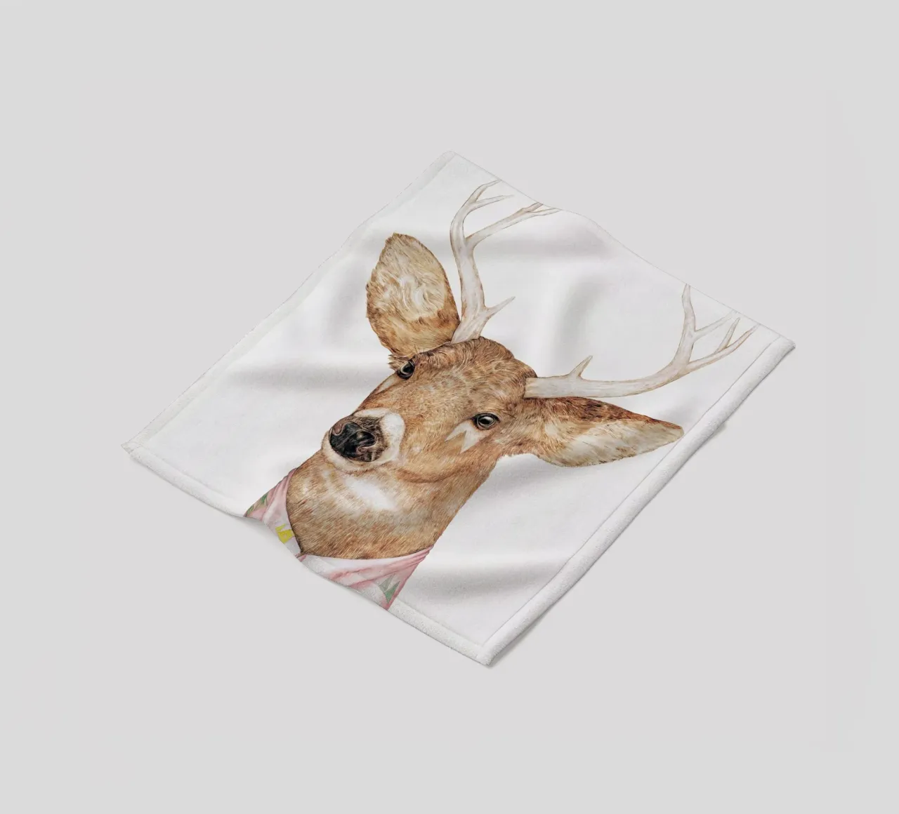 Deer fleece blanket by Animal Crew