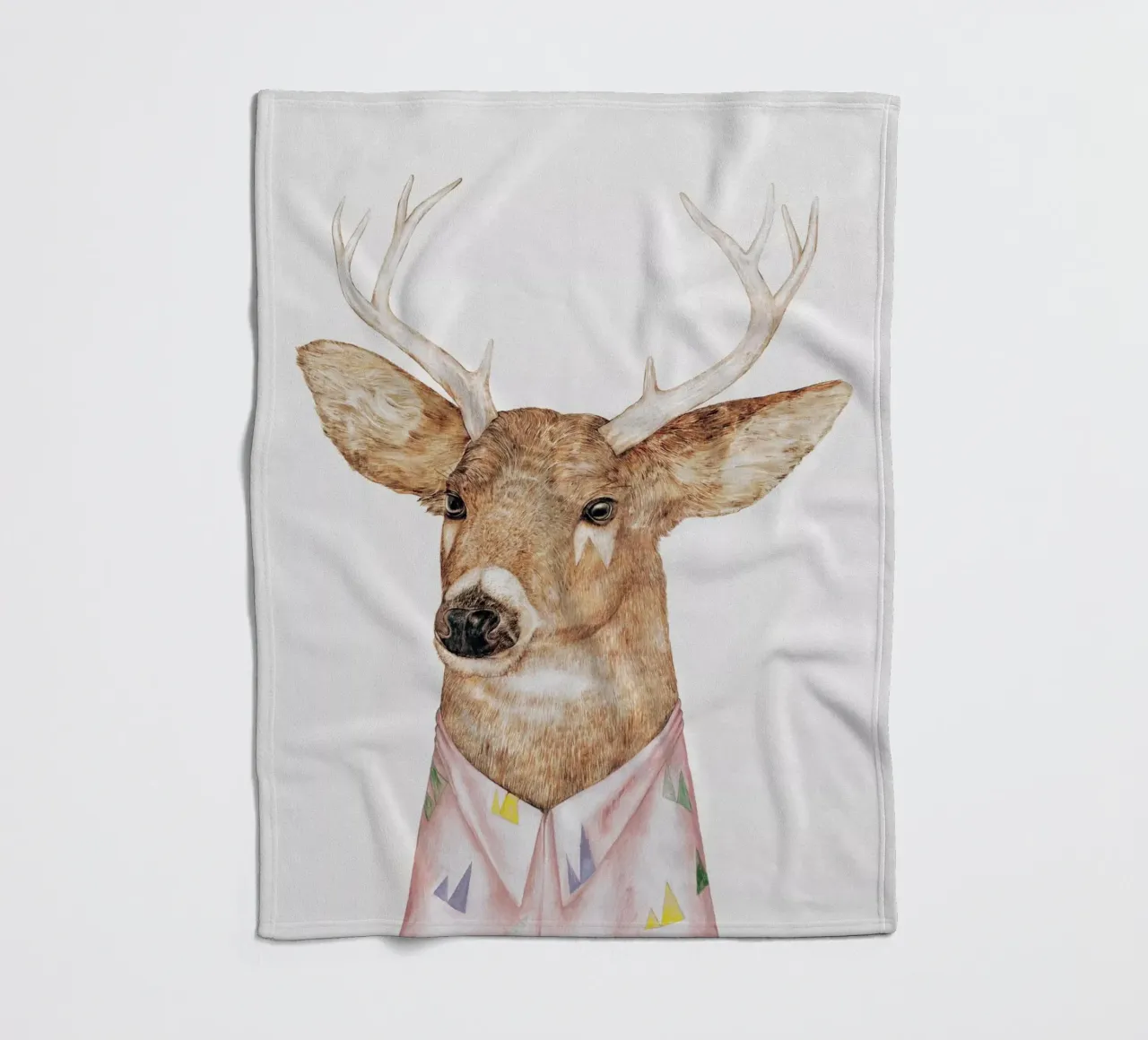 Deer fleece blanket by Animal Crew