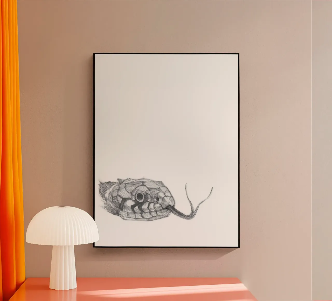 Serpente plexiglass da studio stine