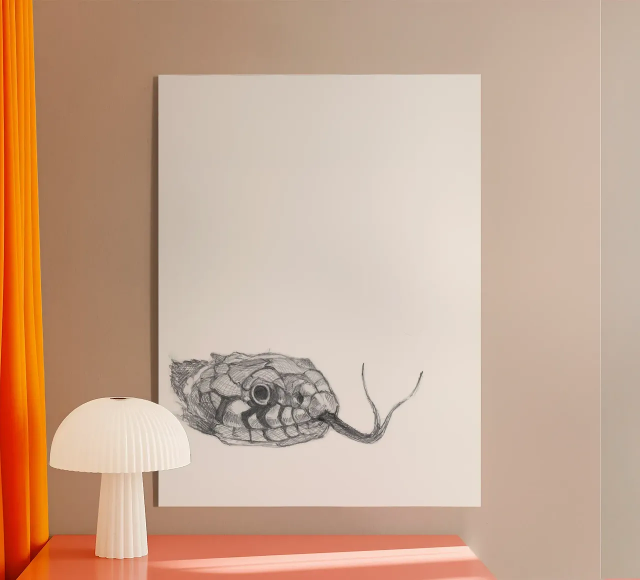 Serpente plexiglass da studio stine