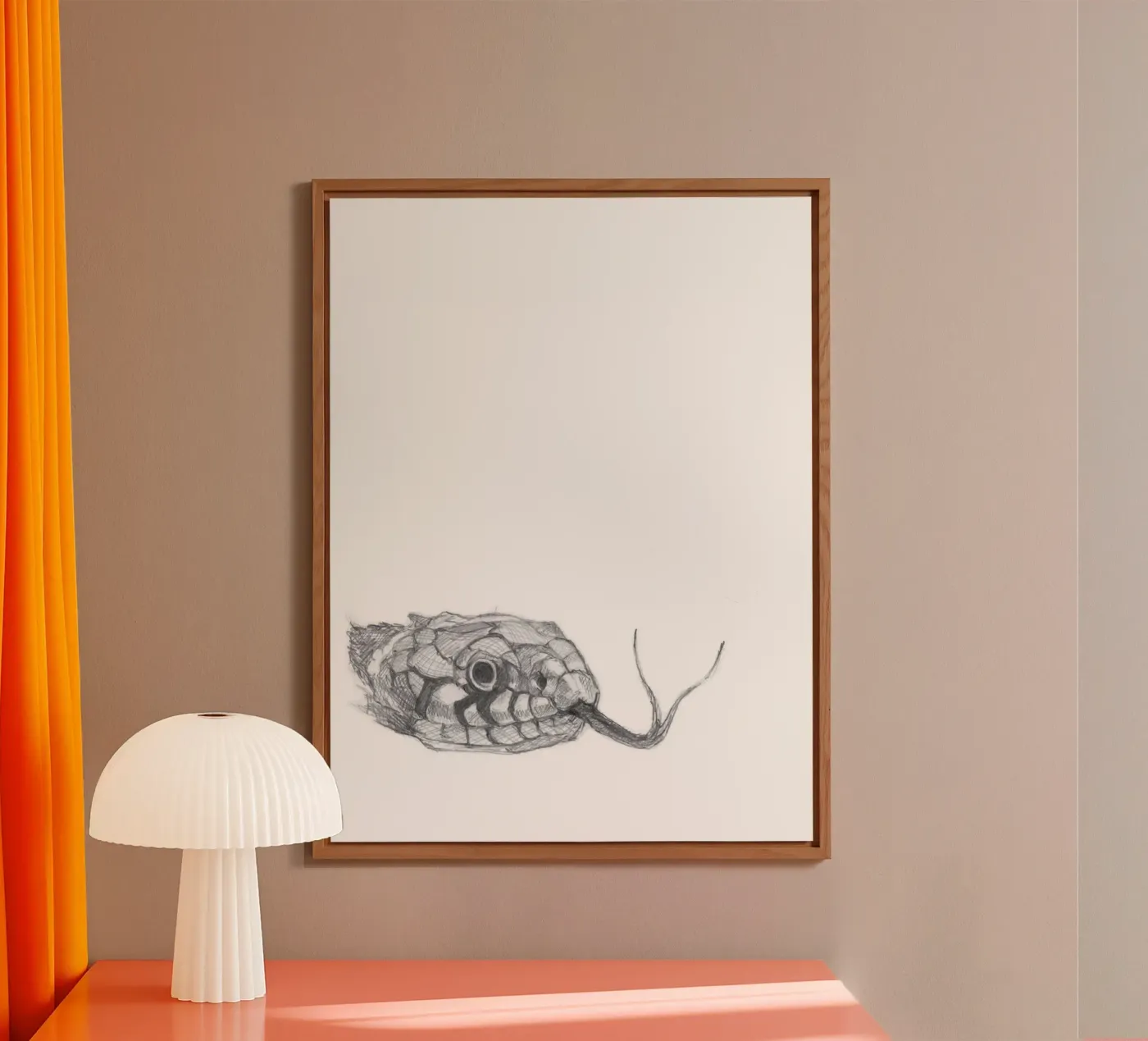 Serpente alluminio dibond da studio stine