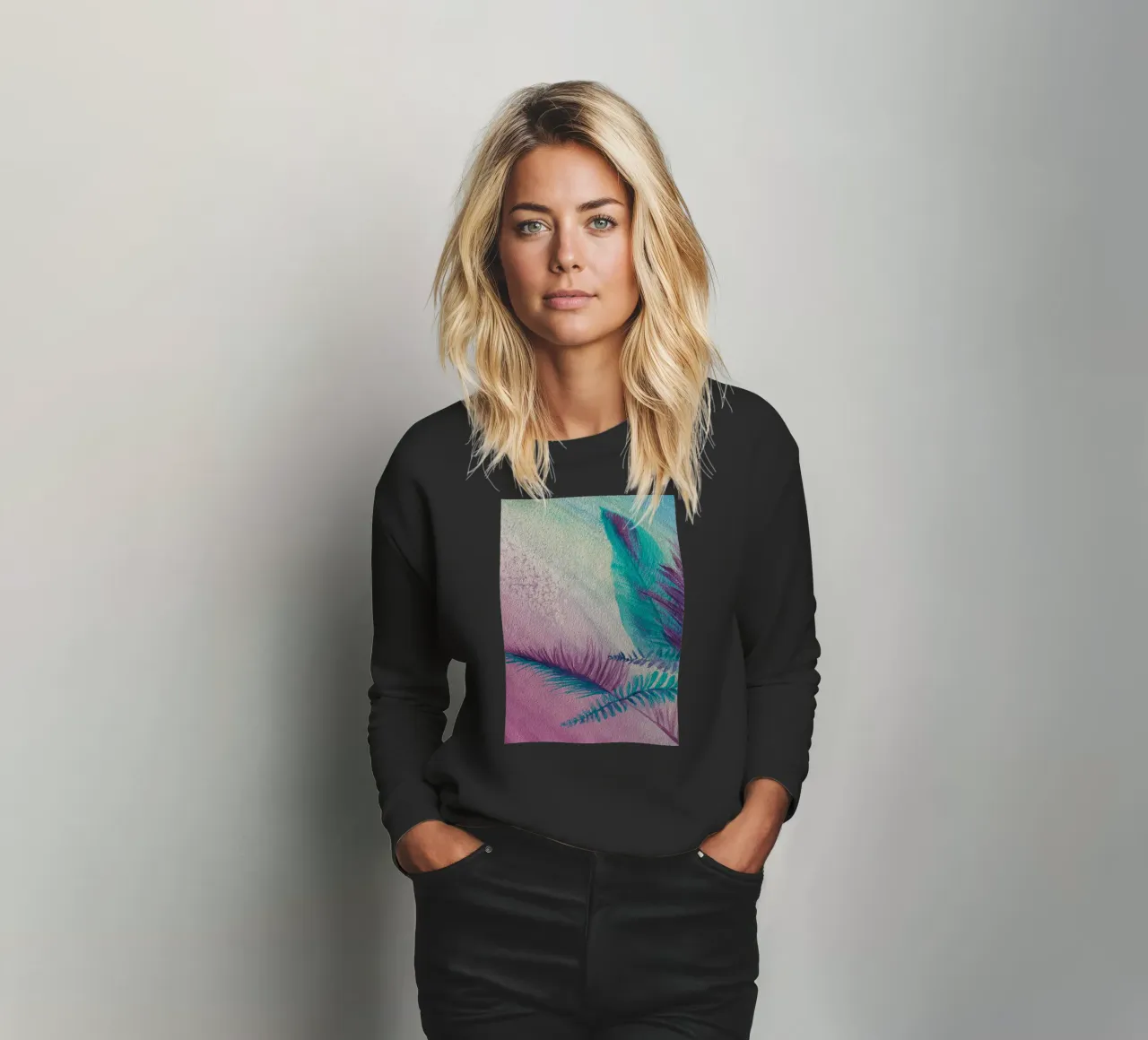 L'ora legale felpa da Eva Nev Watercolor