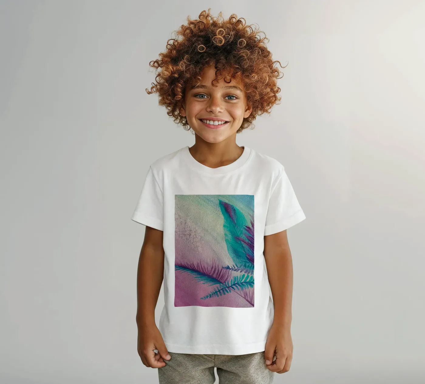 Zomertijd kinder t-shirt van Eva Nev Watercolor