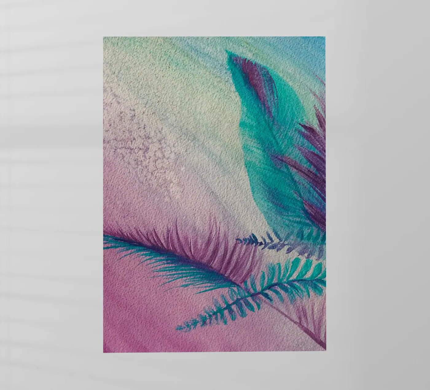 Summertime backlit film by Eva Nev Watercolor