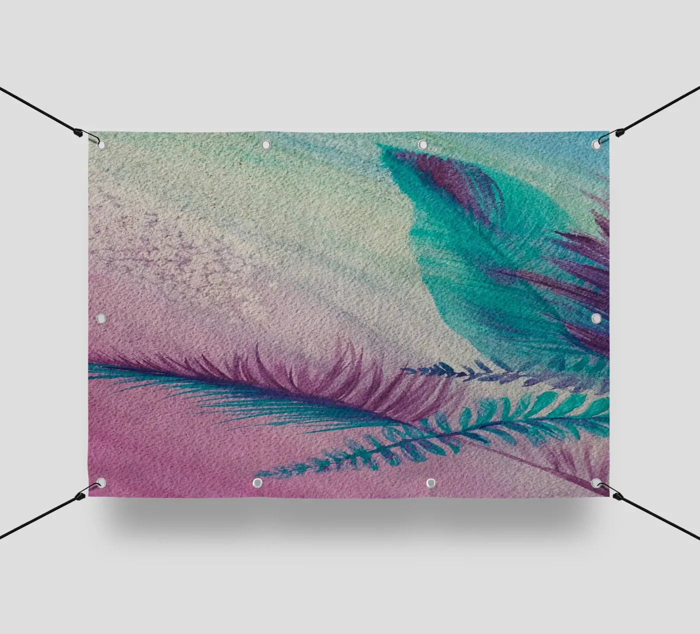 Summertime pvc cover by Eva Nev Watercolor