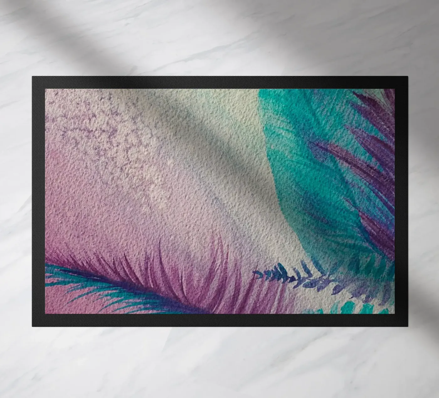 Zomertijd deurmat van Eva Nev Watercolor