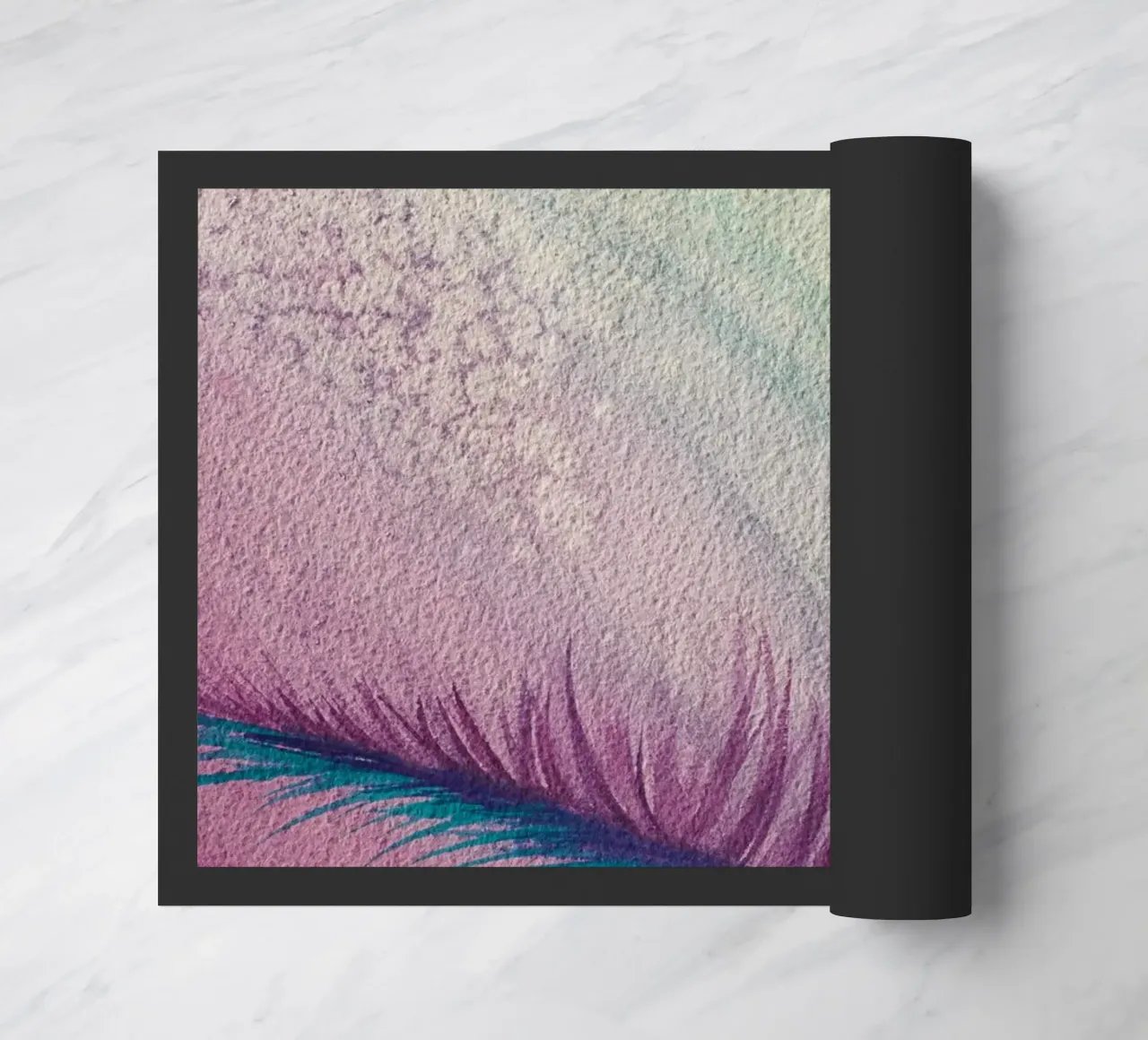 Summertime doormat by Eva Nev Watercolor