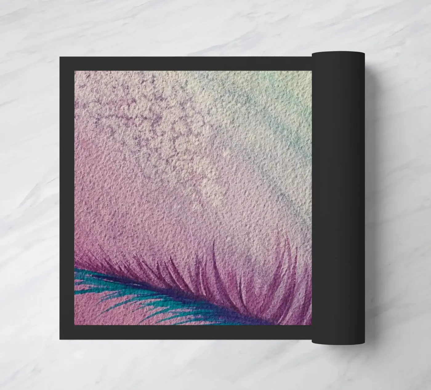 Zomertijd deurmat van Eva Nev Watercolor