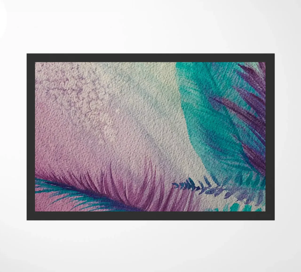 Summertime doormat by Eva Nev Watercolor