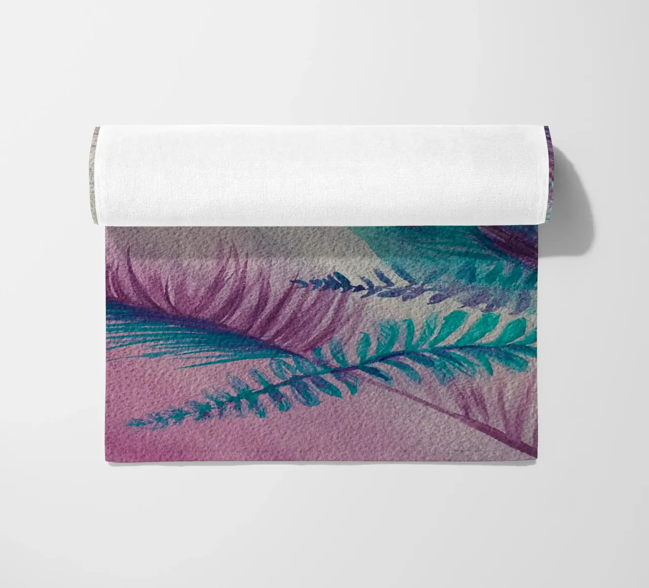 Summertime beach towel by Eva Nev Watercolor