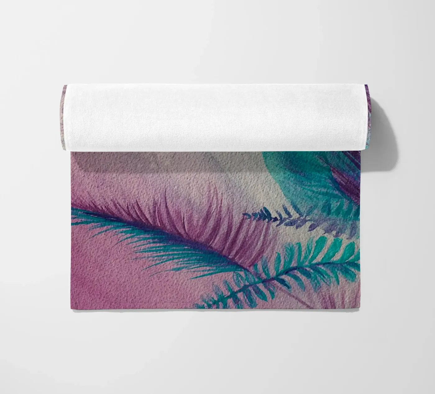 Zomertijd strandhanddoek van Eva Nev Watercolor