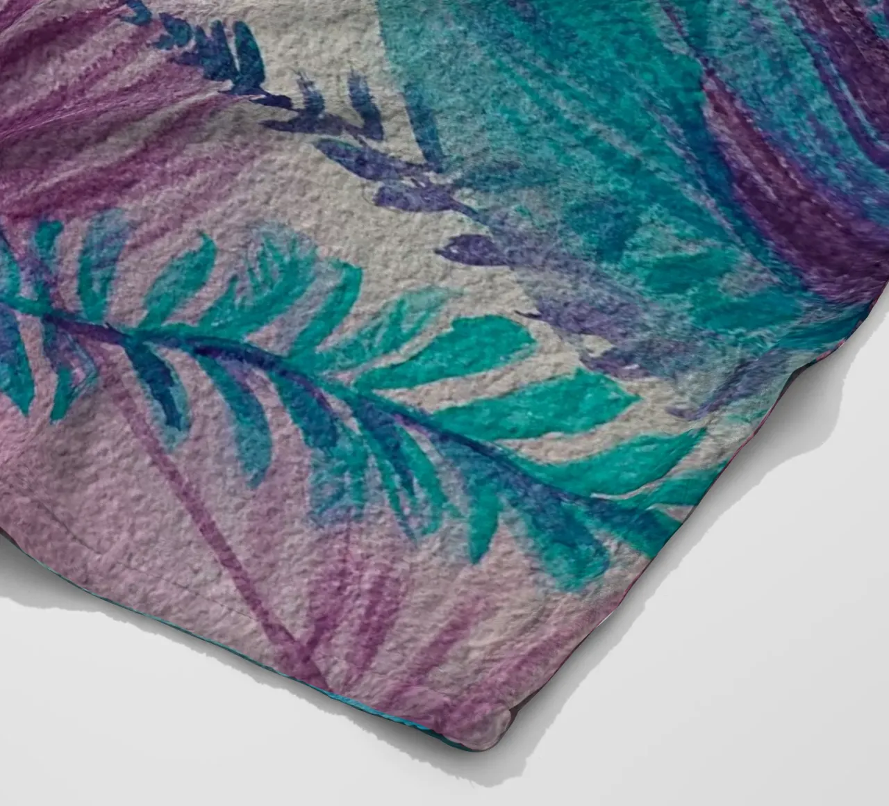 Summertime fleece blanket by Eva Nev Watercolor