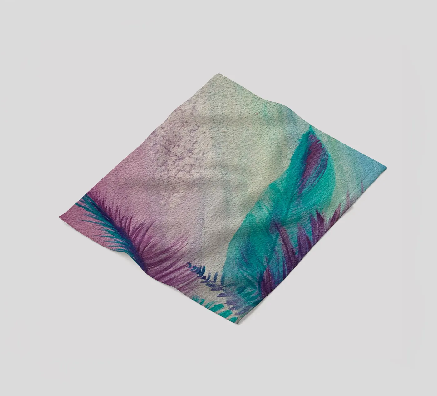 Summertime fleece blanket by Eva Nev Watercolor