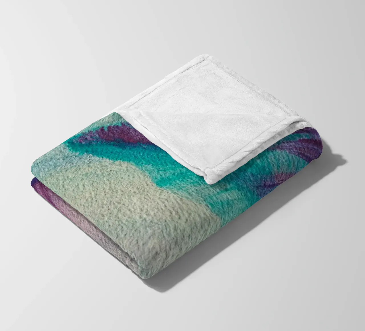 Summertime fleece blanket by Eva Nev Watercolor