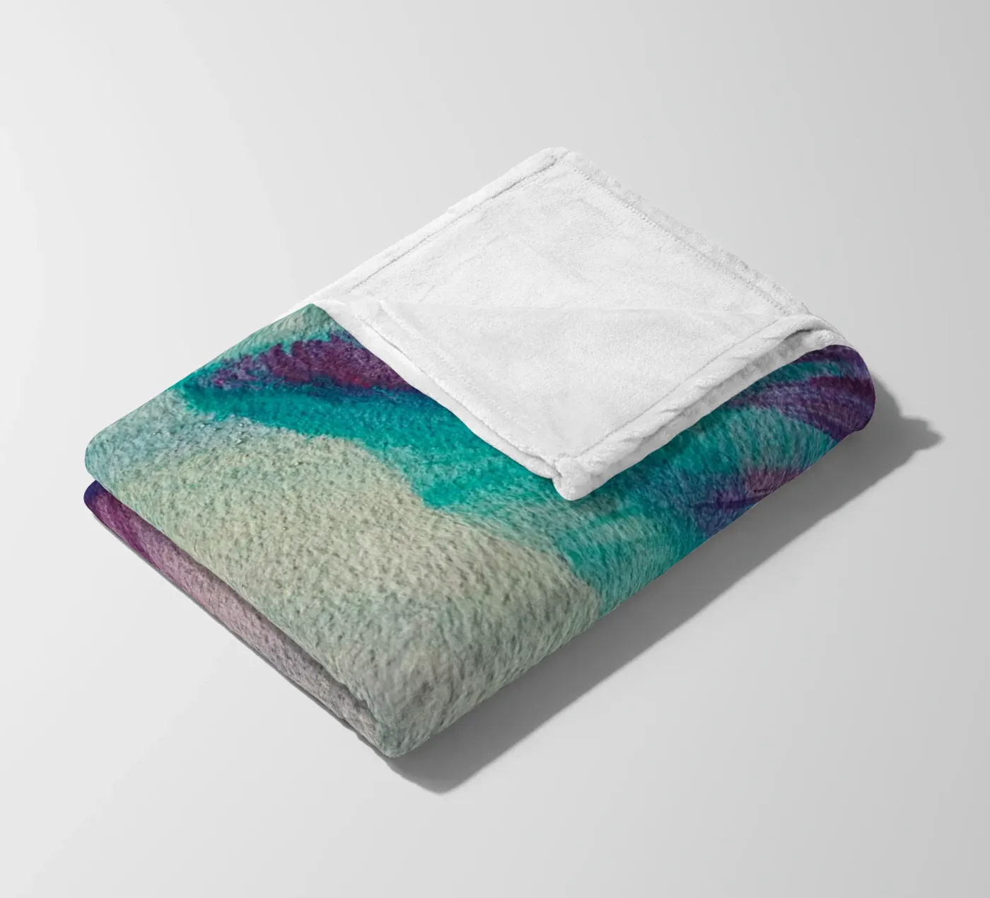 Summertime fleece blanket by Eva Nev Watercolor